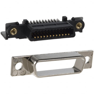5555139-1 by TE Connectivity AMP Connectors - CONNECTOR RECPT 24POS R/A SOLDER