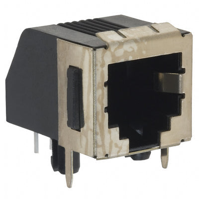 5555154-1 by TE Connectivity AMP Connectors - CONNECTOR MOD JACK 6P6C R/A SHIELDED