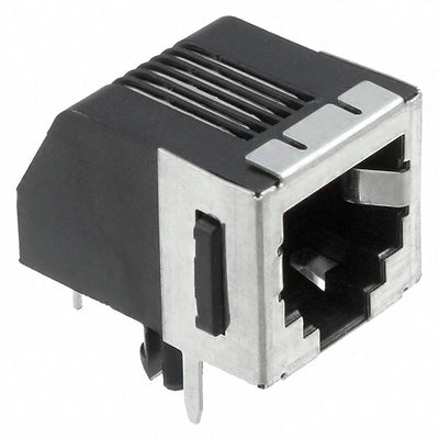 5555154-4 by TE Connectivity AMP Connectors - CONNECTOR MOD JACK 6P6C R/A SHIELDED