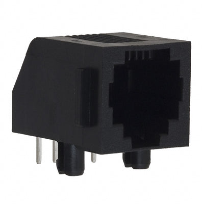5555163-1 by TE Connectivity AMP Connectors - CONNECTOR MOD JACK 6P6C R/A UNSHLD