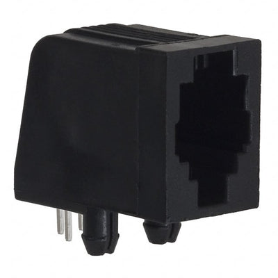 5555980-1 by TE Connectivity AMP Connectors - CONNECTOR MOD JACK 4P4C R/A UNSHLD
