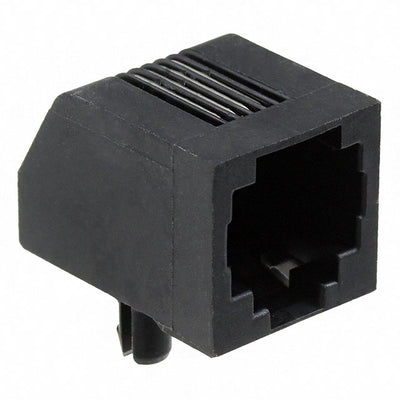 5557314-2 by TE Connectivity AMP Connectors - CONNECTOR MOD JACK 6P4C R/A UNSHLD