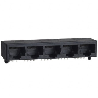 5557563-1 by TE Connectivity AMP Connectors - CONNECTOR MOD JACK 8P8C R/A UNSHLD