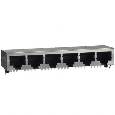 5557572-1 by TE Connectivity AMP Connectors - CONNECTOR MOD JACK 8P8C R/A SHIELDED