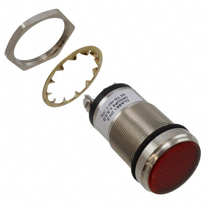 5561504324F by Dialight - LED 1"" FLAT RED PMI 24V C1D2