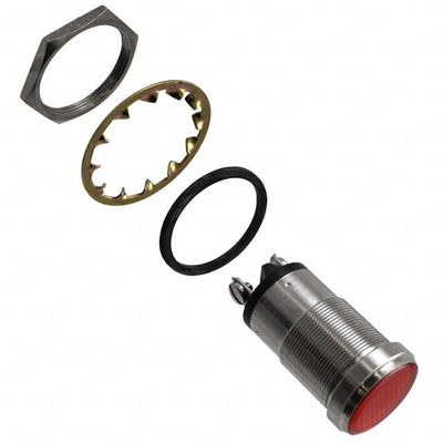 5561505304F by Dialight - LED PNL MT 1"" 125VAC WT FLAT RED