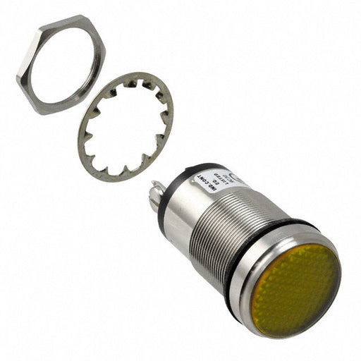 5561705304F by Dialight - LED PNL MT 1"" 125VAC WT FLAT YLW