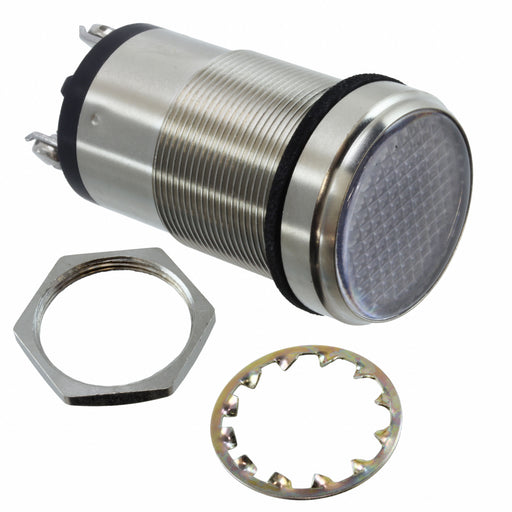 5561805304F by Dialight - LED PNL MT 1"" 125VAC WT FLAT BLU