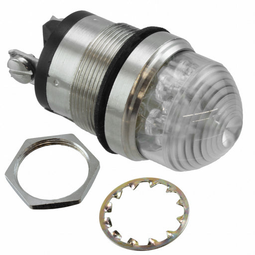 5563003304F by Dialight - LED PNL MT 1"" 12V WT DOME WHT