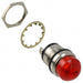 5563504304F by Dialight - LED PNL MT 1"" 24V WT DOME RED