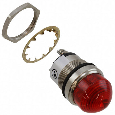 5563503324F by Dialight - LED 1"" DOME RED PMI 12V C1D2