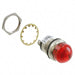 5563506304F by Dialight - LED PNL MT 1"" 72V WT DOME RED