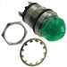 5563603304F by Dialight - LED PNL MT 1"" 12V WT DOME GRN