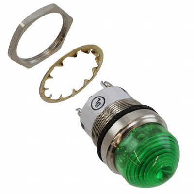 5563603324F by Dialight - LED 1"" DOME GRN PMI 12V C1D2