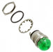 5563604304F by Dialight - LED PNL MT 1"" 24V WT DOME GRN