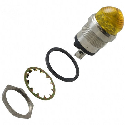 5563708304F by Dialight - LED PANEL MT 1"" WT DOME YELLOW