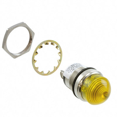 5563705324F by Dialight - LED 1"" DOME YEL PMI 125V C1D2