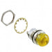 5563705324F by Dialight - LED 1"" DOME YEL PMI 125V C1D2