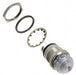 5563804304F by Dialight - LED PNL MT 1"" 24V WT DOME BLUE