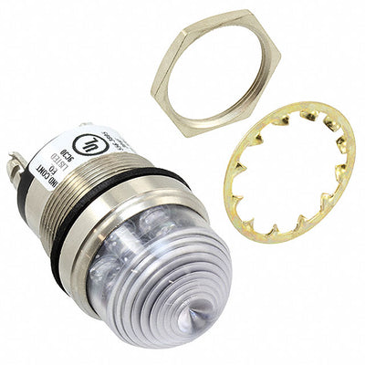 5563805304F by Dialight - LED PNL MT 1"" 125VAC WT BLUE
