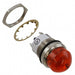 5563903304F by Dialight - LED PNL MT 1"" 24V WT DOME ORG