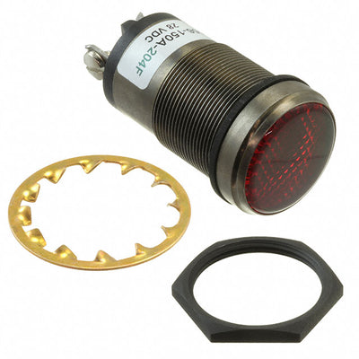 556150A204F by Dialight - 1""FLAT RED LED PMI CONST INT