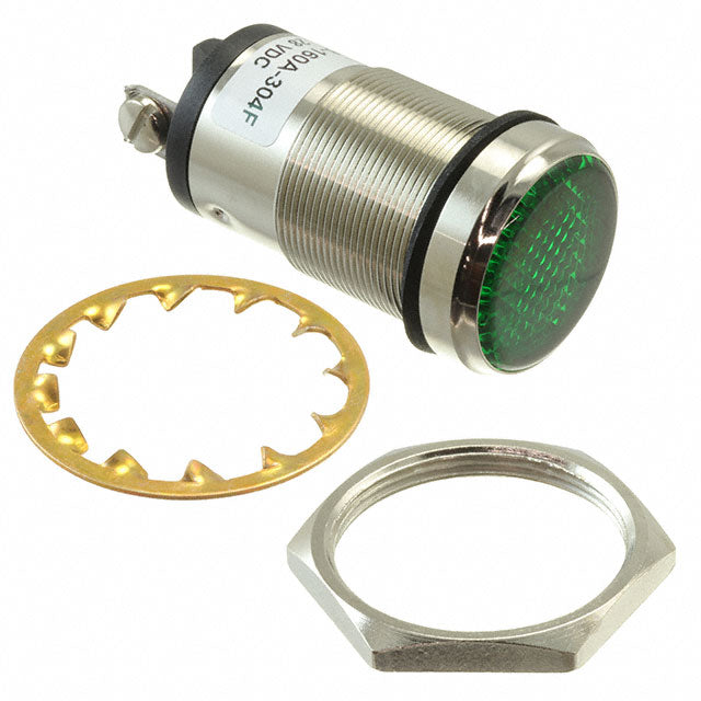 556160A304F by Dialight - 1""FLAT GRN LED PMI CONST INT