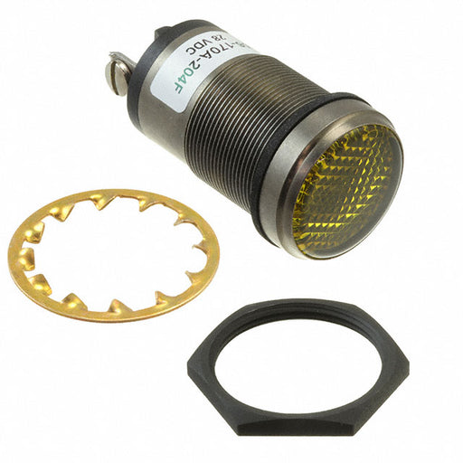 556170A204F by Dialight - 1""FLAT YLW LED PMI CONST INT