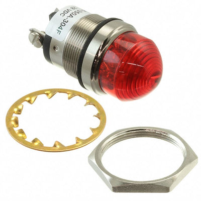 556350A304F by Dialight - 1""DOME RED LED PMI CONST INT