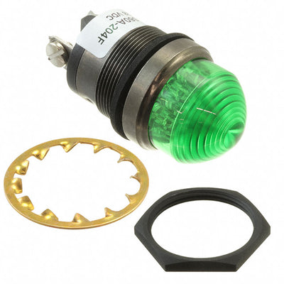 556360A204F by Dialight - 1""DOME GRN LED PMI CONST INT
