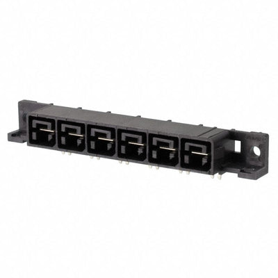 556882-6 by TE Connectivity AMP Connectors - CONNECTOR RECPT 6POS 11.18MM R/A SLDR