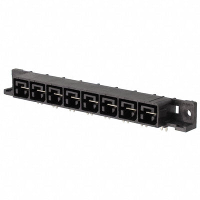 556882-8 by TE Connectivity AMP Connectors - CONNECTOR RECPT 8POS 11.18MM R/A SLDR
