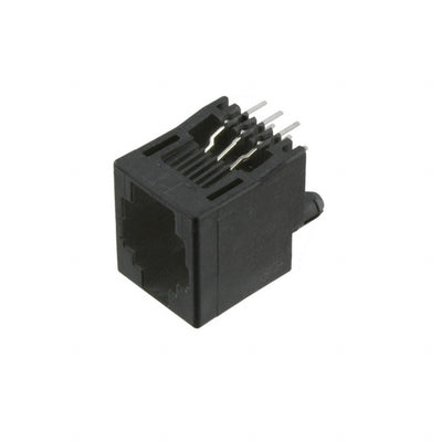 5569984-1 by TE Connectivity AMP Connectors - CONNECTOR MOD JACK 6P6C VERT UNSHLD