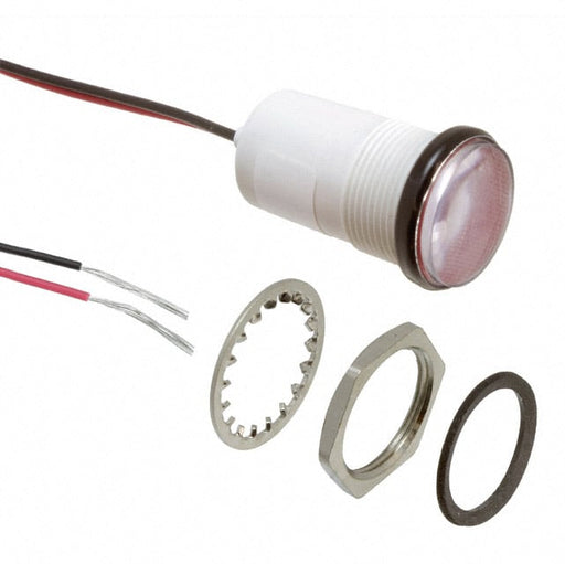 5571103203F by Dialight - LED MINI PANEL RED 12V .7"" MNT