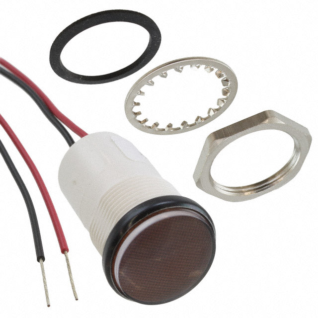 5571303203F by Dialight - LED PNL MT 11/16"" 12V WT YELLOW