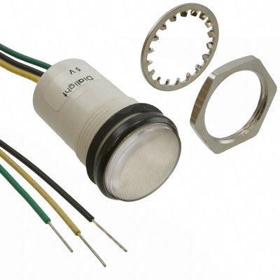 5571432203F by Dialight - LED PNL MT BI-COLOR YLW/GRN 5V