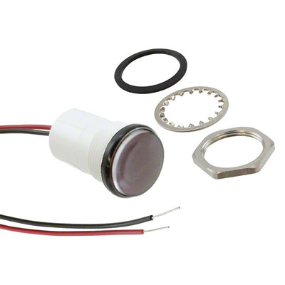 5571505203F by Dialight - LED PNL MT 11/16"" 24V WT RED