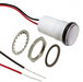 5571802203F by Dialight - LED PNL MT 11/16"" 5V WT BLUE