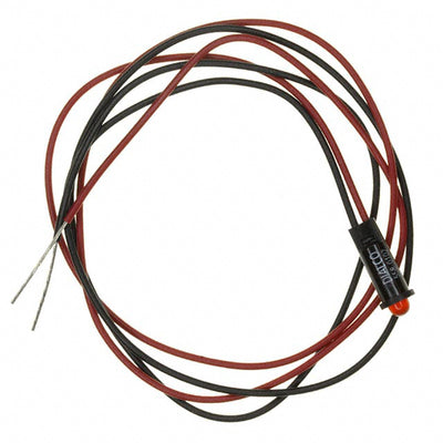 5580102007F by Dialight - IND SNAP-IN PANEL MNT 635NM RED