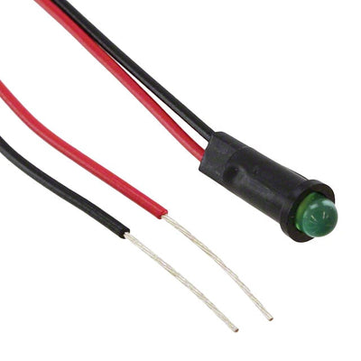 5580202027F by Dialight - LED PMI SNAP-IN GREEN PVC FREE