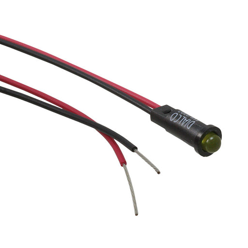 5581201027F by Dialight - LED PMI SNAP-IN YELLOW PVC FREE