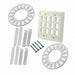 558086-3 by TE Connectivity AMP Connectors - FACEPLATE DBL GANG 12PORT WHITE