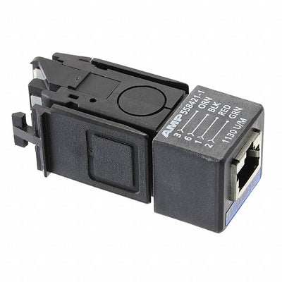 558421-1 by TE Connectivity AMP Connectors - CONNECTOR MAGJACK 1PORT 100 BASE-TX