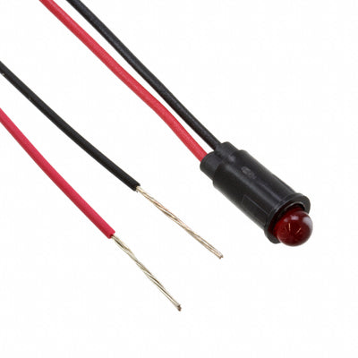 5590103003F by Dialight - LED PANEL RED DIFF 12V SNAP 6""LD