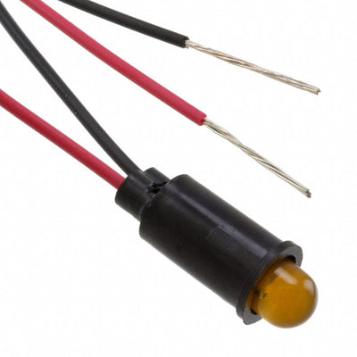 5590302027F by Dialight - LED PMI SNAP-IN YLW PVC FREE