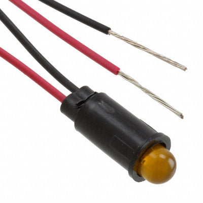 5590303027F by Dialight - LED PMI SNAP-IN YLW PVC FREE