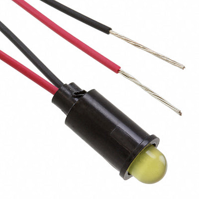 5591201023F by Dialight - LED PMI SNAP-IN YLW PVC FREE