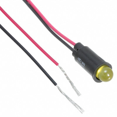 5591201027F by Dialight - LED PMI SNAP-IN YLW PVC FREE