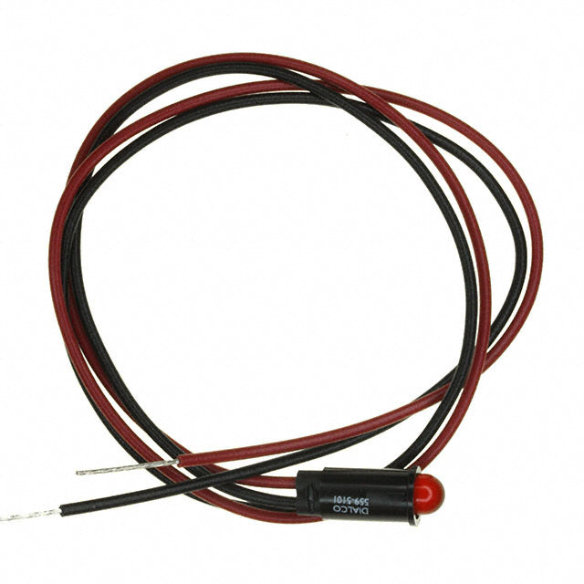 5595101007F by Dialight - LED SNAP-IN PANEL 5MM 2.1V RED