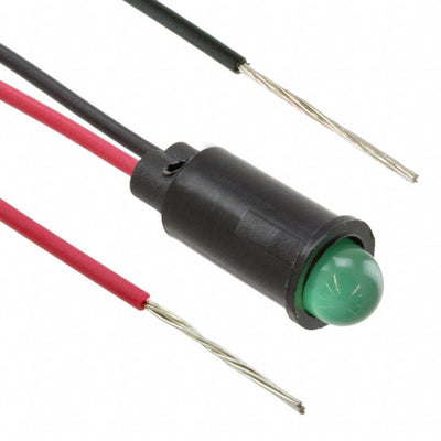 5595201023F by Dialight - LED PMI SNAP-IN GRN PVC FREE